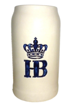 Hofbrau Munich salt-glazed 1L Masskrug German Beer Stein - £9.73 GBP