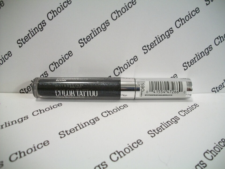 Maybelline Color Tattoo Eye Chrome #590 Gunmetal - $6.23