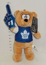 Toronto Maple Leafs Plush Stuffed Teddy Bear Foam Hand NHL Hockey Good S... - $24.70