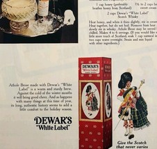1970 Dewars White Label Scotch Athole Brose Advertisement Distillery DWII17 - $29.99