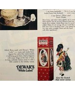 1970 Dewars White Label Scotch Athole Brose Advertisement Distillery DWII17 - $40.99 CAD