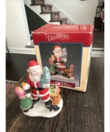 1991 Lemax Dickensvale Christmas Village Porcelain Gift From Santa Figur... - $5.52