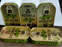 Sardines Portuguese Petinga in Olive Oil Cans 5 x 90g - 5 x 3.17 oz Port... - $22.50