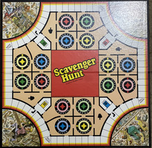 Game Parts Pieces Scavenger Hunt 1983 Milton Bradley Replacement Gameboard Only - $4.24