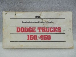 Dodge Pickup Truck TDOD150 1981 Owners Manual 16562 - £13.55 GBP