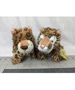 Ganz Webkins Bengal Tiger Leopard Plush Lot of 2 Stuffed Animal Toy - $12.95