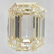 Loose Emerald Shaped Diamond Natural Real 0.70 Carat K Color SI2 IGI Certified - £758.10 GBP