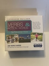 NEW IN BOX Stages Learning Materials Language Builder Picture Cards, Verbs - $44.55