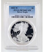 2003-W Silver American Eagle Proof Graded by PCGS as PR70DCAM - €321,43 EUR