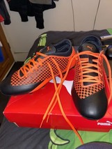 Puma Future 2.4 FG AG Mens Orange Moulded Stud Football Boots Size 7 - $47.48