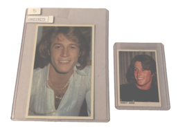 Andy Gibb Vintage Color Postcard Barratt and Trading Card #57 - £14.58 GBP