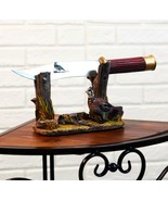 Rustic Quail Hen Bird Display With Decorative Shotgun Shell Knife Statue... - $50.59 CAD