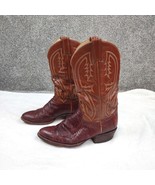 VTG Tony Lama Boots Men 9.5D Lizard Skin Leather Cowboy Western Rodeo - £81.84 GBP