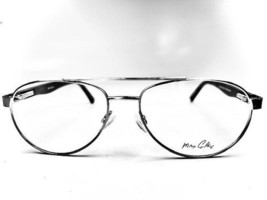 New Max Cole MC-1502 Col.70 Gunmetal &amp; Blue Aviator Eyeglasses 56/16/140 - $39.55
