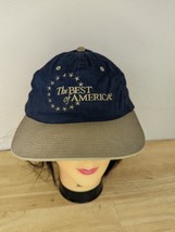 The Best of America Baseball Hat Adjustable Navy Blue - £5.13 GBP