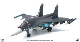 Su-34 Fullback Russian Air Force with Display Stand 1/72 Diecast Model - £128.07 GBP