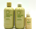 Paul Mitchell Tea Tree Hemp Restoring Shampoo,Condition &amp; Oil Trio Set - £39.84 GBP