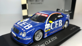 MINICHAMPS  1:43  Mercedes-Benz CLK Coupe  DTM Team CEB AMG  2002  Blue ... - $19.58