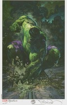 Simone Bianchi SIGNED LE Marvel Comics The Incredible Hulk Art Print #75/500 - $46.52