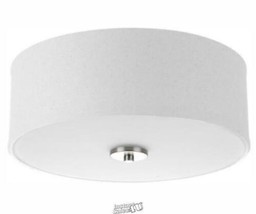 Inspire Collection 17-Watt Brushed Nickel Integrated LED Flush Mount - £48.56 GBP