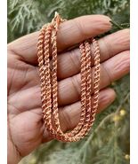 9 inch Pure Copper Thick Rope Chain Anklet, Healing Copper Jewelry, Spir... - $18.44