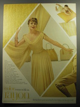 1957 American Rayon Institute Ad - Knickers by McGregor Dress by Kasper - £14.53 GBP