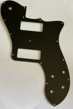 Guitar Pickguard for Fender US &#39;72 Standard Deluxe Reissue P90,3 Ply Black - £15.34 GBP