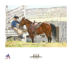 MINIATURE GICLEE PRINT- &quot; #15 - KIM CRAGO&quot; - OPEN EDITION - $129.00