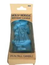 American Greetings Birthday Candle Holly Hobbie Doll Vintage Blue Cake Topper - £6.24 GBP
