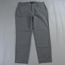 Old Navy 6 Gray Heather Flannel Harper Mid Rise Skinny Ankle Womens Dress Pants - £11.16 GBP