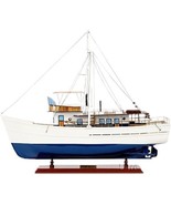 Sailboat Model Watercraft Traditional Antique Dickie Walker Wood Metal F... - £507.41 GBP