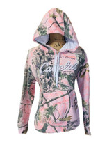 Cabelas Womens Pink Camo Hoodie Size Large - $25.00