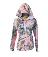 Cabelas Womens Pink Camo Hoodie Size Large - £19.92 GBP