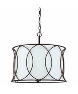 Canarm ICH320A03ORB20 Monica 3-Light Chandelier, 20.5&quot; x 20.5&quot; x 17.5&quot;, ... - £123.33 GBP