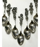 Reed and Barton Victorian Children of Christmas 6 Spoons 1982-87  - £31.56 GBP