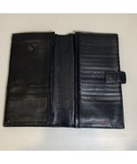 Tumi Travel Wallet Passport Card Holder Genuine Leather Organizer Black ... - $98.23 CAD