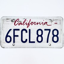  United States California Lipstick Passenger License Plate 6FCL878 - $227.81 MXN
