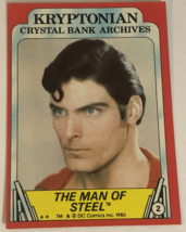 Superman II 2 Trading Card #2 Christopher Reeve - £1.55 GBP