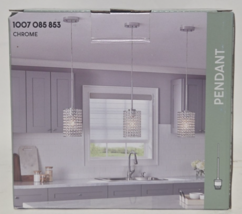 Pendant Light Kit with Partial Metal Rod Chrome 1007085853  - $23.75