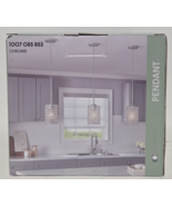 Pendant Light Kit with Partial Metal Rod Chrome 1007085853  - $438.04 MXN