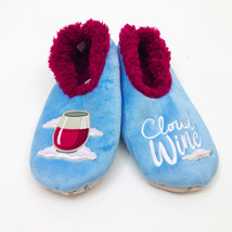 Snoozies Women&#39;s Slippers Cloud Wine Light Blue Large 9/10 - £9.61 GBP