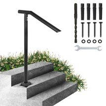 VEVOR 3ft Step Arched Railing for Outdoor &amp; Indoor Steps Fits 2-3 Steps,... - $35.99