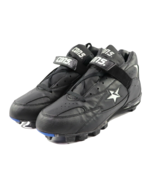NOS Vintage 90s Converse Longball Mid Softball Cleats Shoes Black Mens 7... - $81.39 CAD