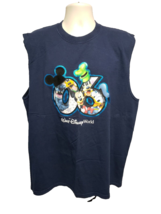2006 Walt Disney World Adult Blue XL Sleeveless TShirt - £11.61 GBP