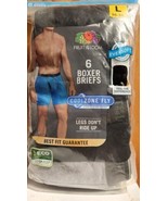 MENS HANES 6 PACK TAGLESS BOXER BRIEFS SIZE Large  Brand New - $29.63 CAD