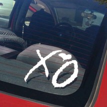 The Weeknd XO PET Sticker Car SUV Truck Window Laptop Wall Art Trim Decal Black  - £35.22 GBP