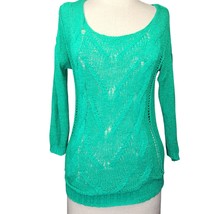 Green Lightweight Sweater Size Small  - £19.44 GBP