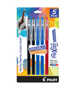 Pilot FriXion Ball Color Sticks Erasable Gel Pens 5/Pkg-2 Black, 2 Blue ... - $22.09 CAD