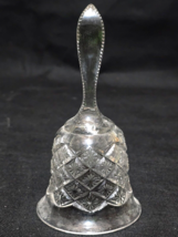 Possibly Antique Fostoria 5.75&quot; Glass Bell - Sylvan Pattern - *Read Description* - $37.60