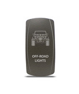CH4x4 Gray Series Rocker for Jeep JK Off-Road Lights Symbol - White LED - £13.39 GBP